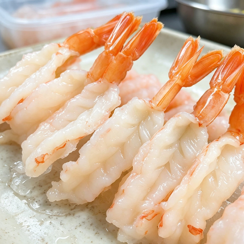Delicate Fresh Shrimp Sashimi