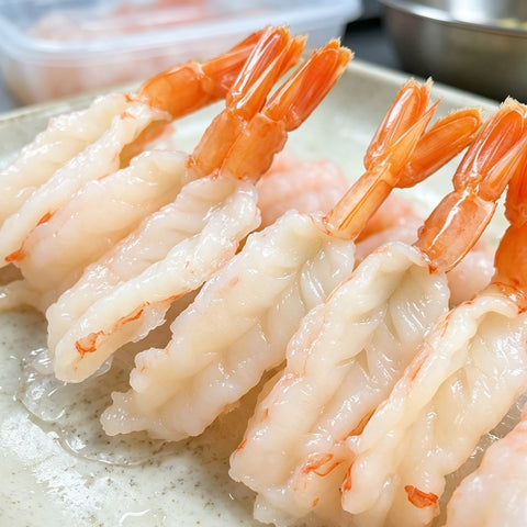 Delicate Fresh Shrimp Sashimi